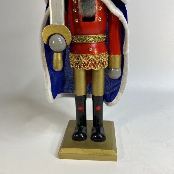 Mouse King Wood Nutcracker Ballet Christmas Decoration Whimsical Holiday 14 in - Picture 2 of 9